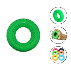 Кистевой эспандер Gymnic Zigzag 1135, силиконовый, 23 кг, зеленый