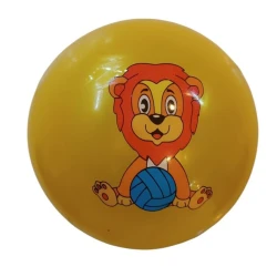 Надувной мяч 016612S с принтом льва, золотой Надувной мяч 016612S с принтом льва, золотой