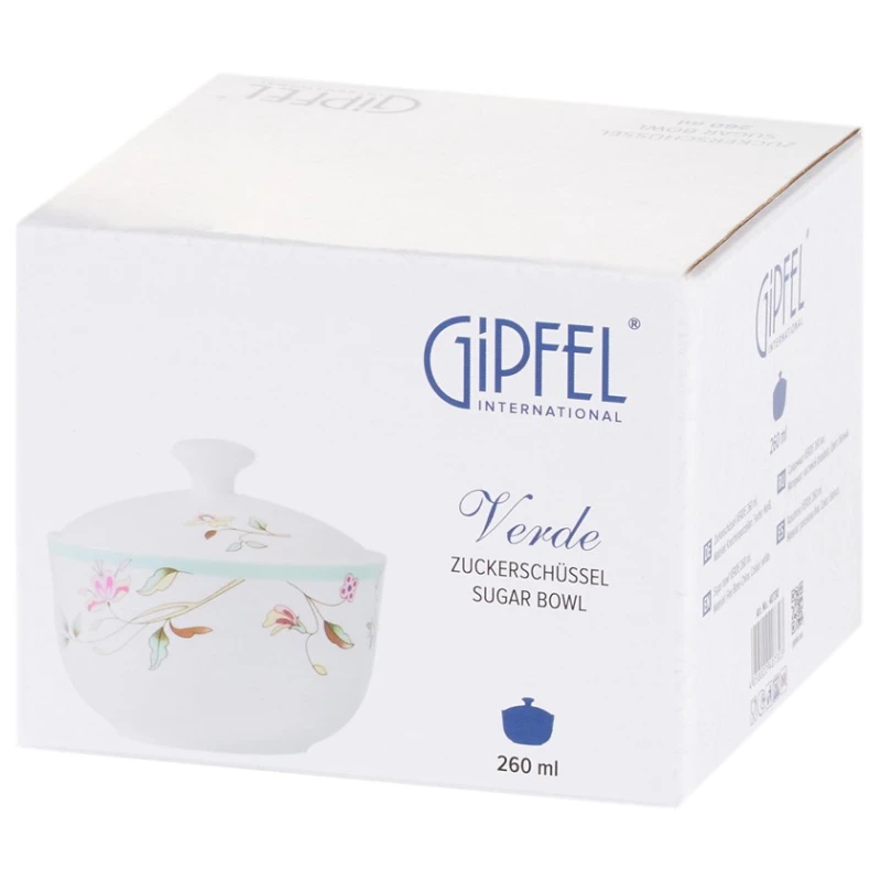 Сахарница Gipfel Verde 40730, 260 мл Сахарница Gipfel Verde 40730, 260 мл