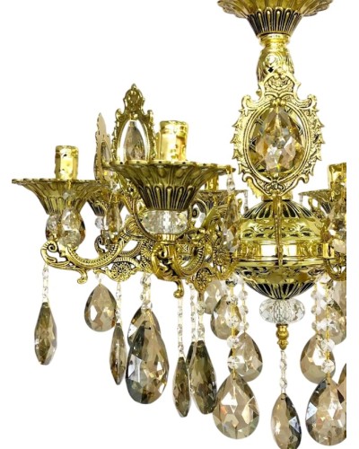 Asma çilçıraq Şəms Aydınlatma 1501-8, qızılı