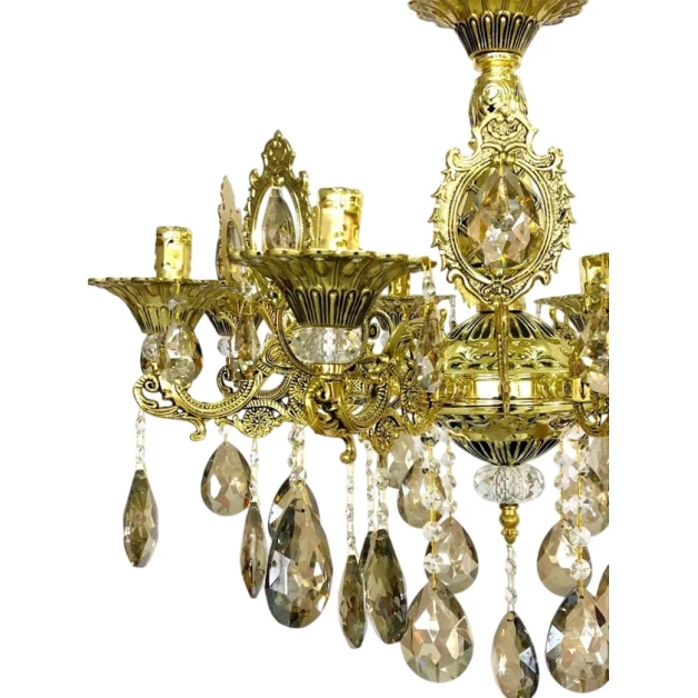 Asma çilçıraq Şəms Aydınlatma 1501-8, qızılı Asma çilçıraq Şəms Aydınlatma 1501-8, qızılı