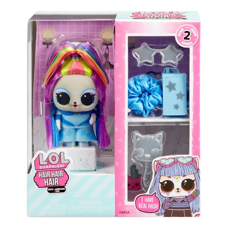 Кукла-питомец MGA L.O.L. Surprise! Hair Hair Hair Pets Series 2 584469EUC, товар в ассортименте Кукла-питомец MGA L.O.L. Surprise! Hair Hair Hair Pets Series 2 584469EUC, товар в ассортименте