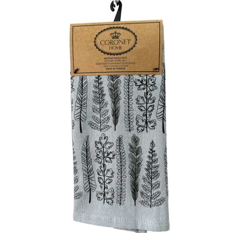 Dəsmal dəsti Coronet 2110000003212, ağ/qara, 2 əd