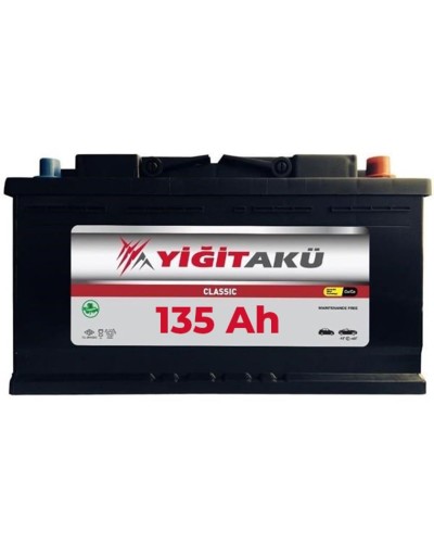 Avtomobil akkumulyatoru Yiğit 12V 135Ah - YIGIT 12V 135AH