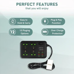 Сетевой фильтр Kometra Z68 Black