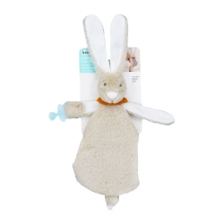 Мягкая игрушка с держателем для пустышки Babyjem 813, бежевый