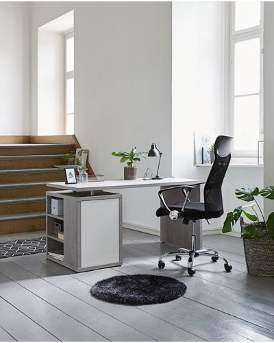 Ofis kreslosu JYSK Billum, 63x109/119x61 sm, qara