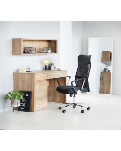 Ofis kreslosu JYSK Billum, 63x109/119x61 sm, qara
