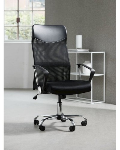 Ofis kreslosu JYSK Billum, 63x109/119x61 sm, qara