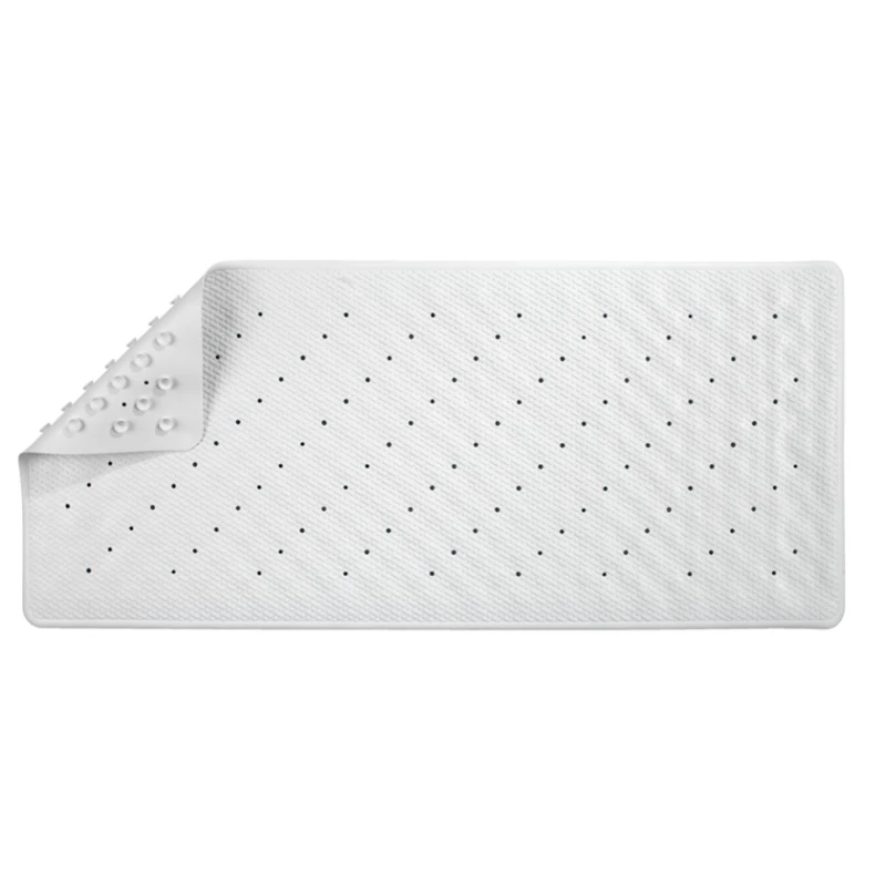 Коврик для ванной JYSK Berg 37x82 см, резина, White Коврик для ванной JYSK Berg 37x82 см, резина, White