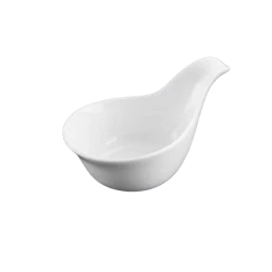 Емкость для закусок Wilmax WL‑992490/A, 12.5 см, фарфор, белая