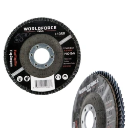 Диск шлифовальный Worldforce 11059 P80, 115x22.2 мм Диск шлифовальный Worldforce 11059 P80, 115x22.2 мм