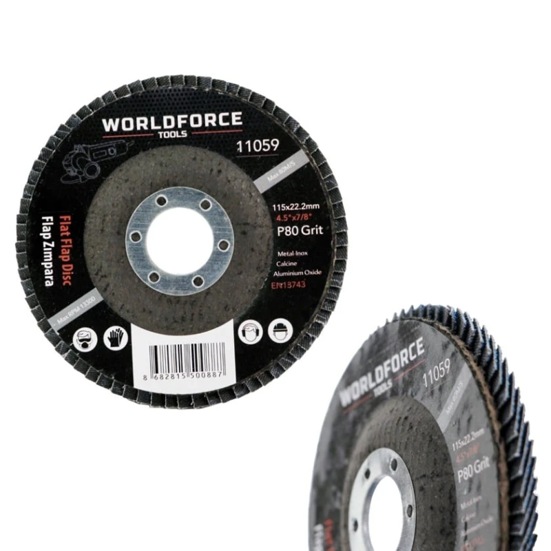 Диск шлифовальный Worldforce 11059 P80, 115x22.2 мм Диск шлифовальный Worldforce 11059 P80, 115x22.2 мм