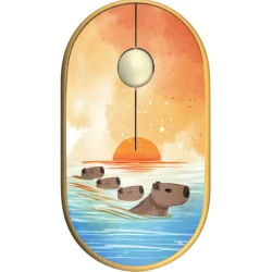 Мышь 2E MF300 Capybara Sunset Silent WL BT Yellow (2E-MF300WCAPIBARAYW)