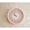 Настенные часы Walder N6, розовые, 33.5 см