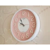Настенные часы Walder N6, розовые, 33.5 см