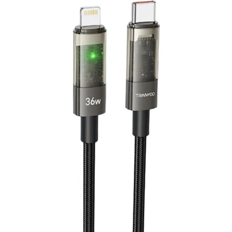 Кабель Tranyoo CL-1 Type-C to Lightning 36W