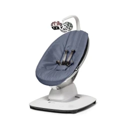 Детская люлька-качалка 4 Moms Mamaroo 5.0 Slate, синяя