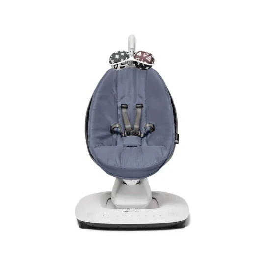 Детская люлька-качалка 4 Moms Mamaroo 5.0 Slate, синяя