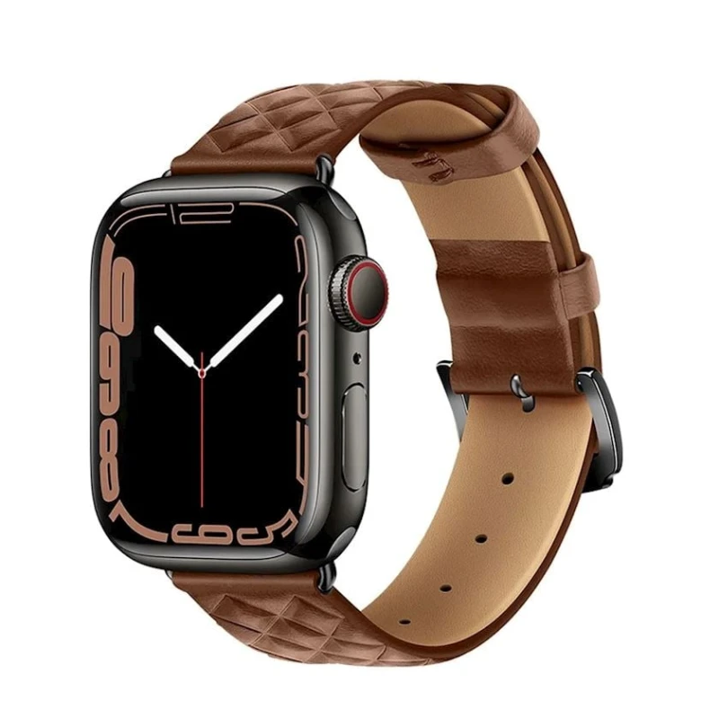 Ремешок Hoco WA18 Elegant Leather Series для Apple Watch 42/44/45/49 мм Brown