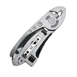 Мультитул для кемпинга и охоты, 12x3x1 см, серебристый Мультитул для кемпинга и охоты, 12x3x1 см, серебристый