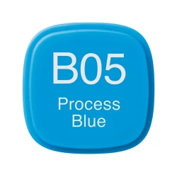 Маркер Copic Classic, B05, Process Blue, двусторонний, синий