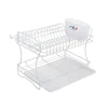 Сушилка для посуды Kaveh, 53x31x25 см, металл, с поддоном, белый Сушилка для посуды Kaveh, 53x31x25 см, металл, с поддоном, белый