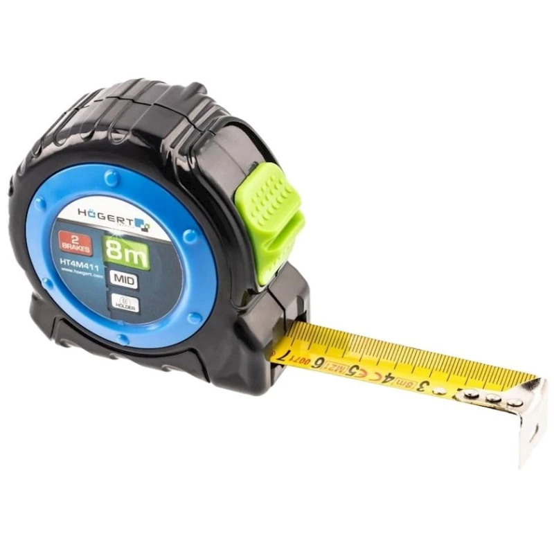 Рулетка Högert 6827885, 8 м x 25 мм