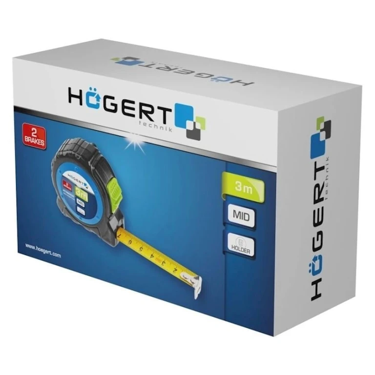 Рулетка Högert 6827885, 8 м x 25 мм