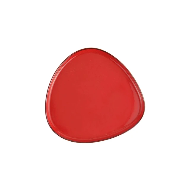 Тарелка Porland Seasons, 27 см, фарфор, красная Тарелка Porland Seasons, 27 см, фарфор, красная