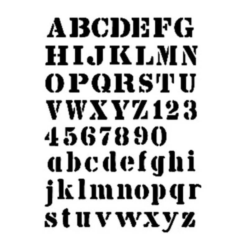 Trafaret Cadence AS Stencil Cadence AS-430 Hərif və rəqəmlər, А4, 21x29.7 sm Trafaret Cadence AS Stencil Cadence AS-430 Hərif və rəqəmlər, А4, 21x29.7 sm