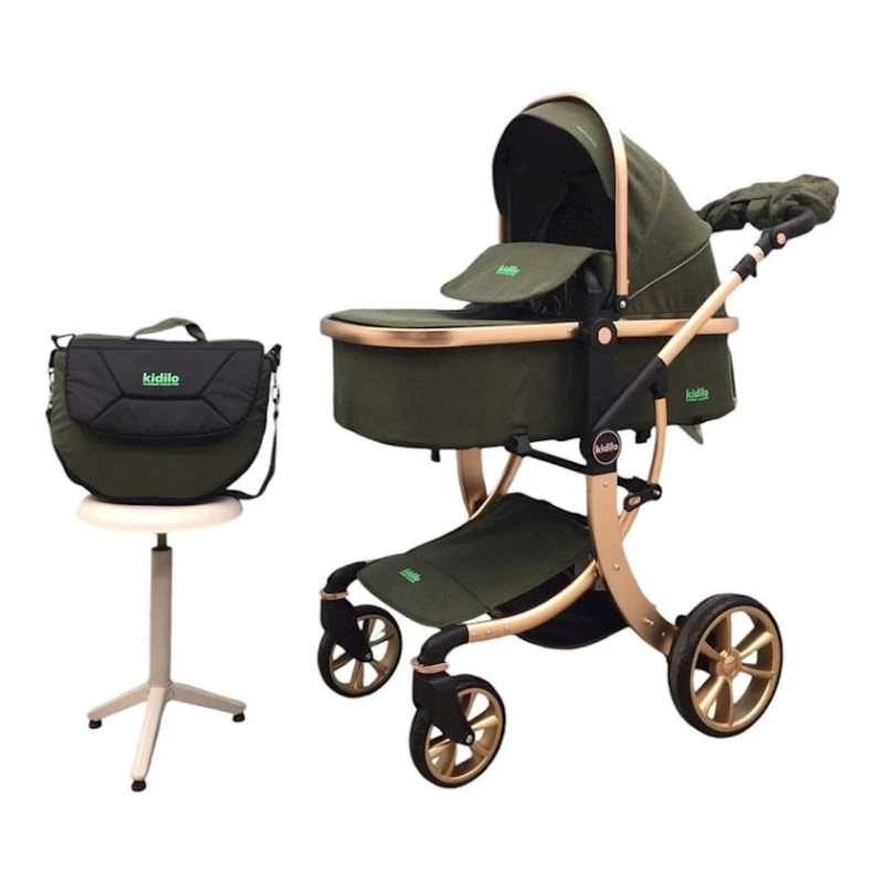 Детская коляска Kidilo TB-05262XH Khaki