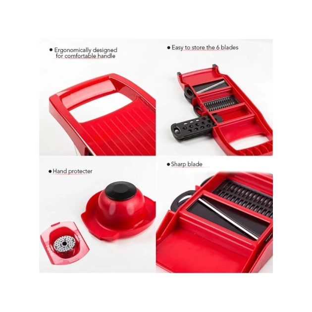 Овощерезка, акрил, красная Овощерезка, акрил, красная