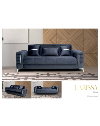 Divan Stil Mebel Larissa, 235x82x80 sm, göy