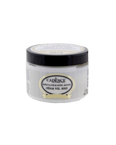 Zərvərəqin həcmli zərlənməsi üçün pasta-yapışqan Cadence Cream Foil Bond, 150 ml