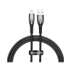 Кабель Baseus Glimmer Series Fast Charging Data Cable USB to iP 2.4A 1m Black