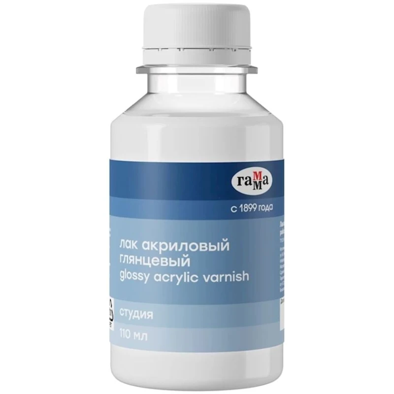 Лак акриловый Гамма Студия, глянцевый, 110 мл Лак акриловый Гамма Студия, глянцевый, 110 мл