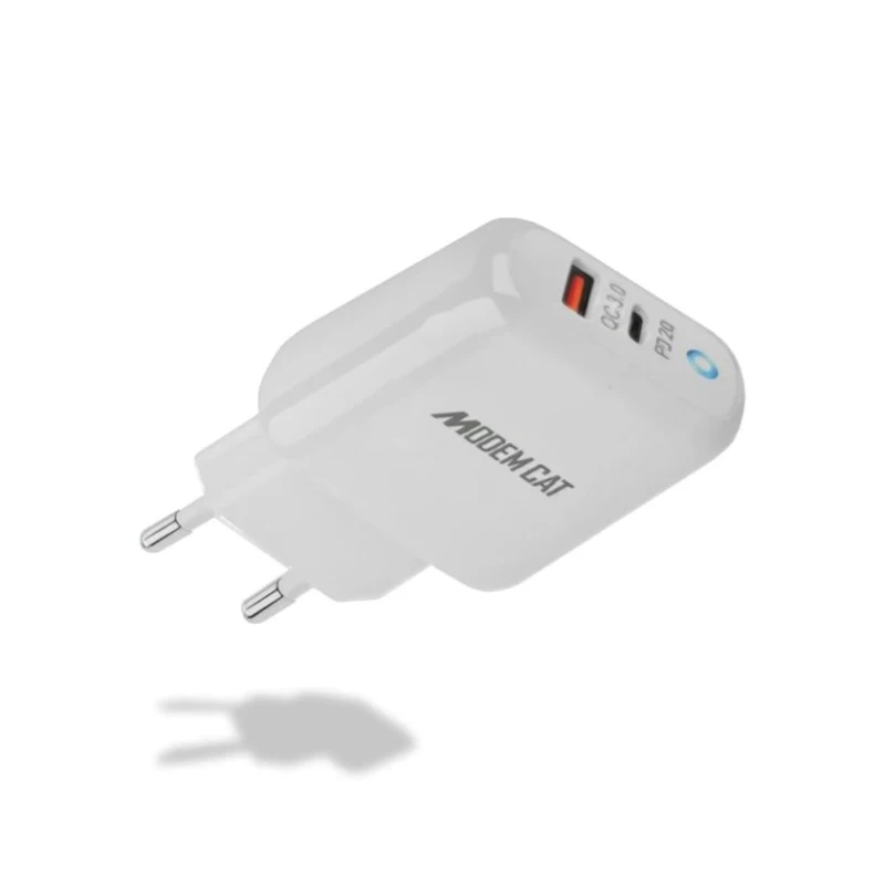 Сетевое зарядное устройство ModemCAT MTC-013, Белый