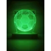 3D-gecə lampası tty01, 20x14 sm, yaşıl