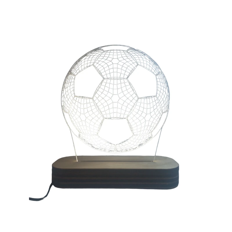 3D-gecə lampası tty01, 20x14 sm, yaşıl