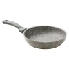 Сковорода Accademia Mugnano Cuore di Pietra, 32 см, алюминий, с антипригарным покрытием и ненагревающейся ручкой, серый