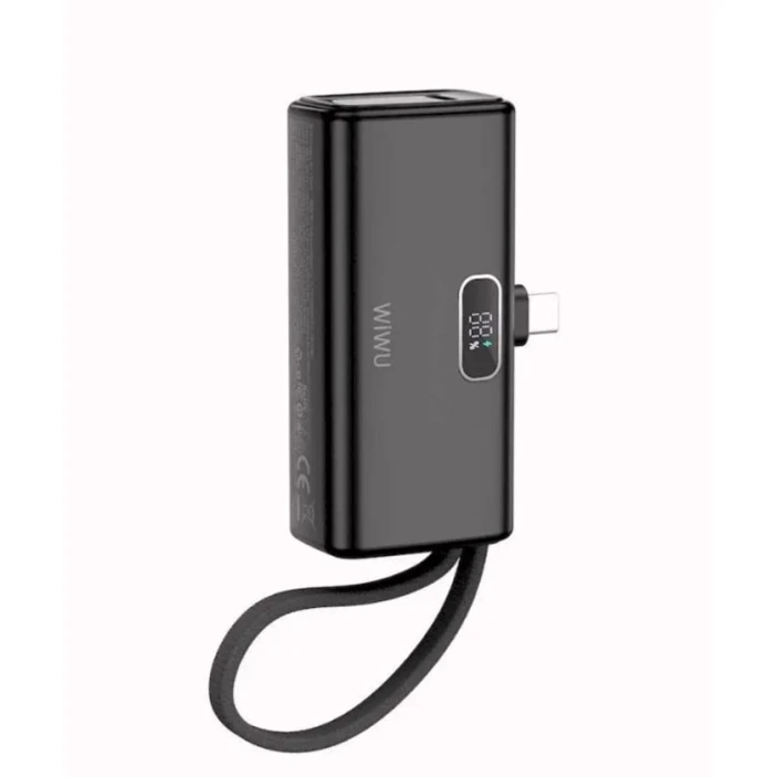 Внешний аккумулятор Wiwu P044 5000 mAh Black Внешний аккумулятор Wiwu P044 5000 mAh Black