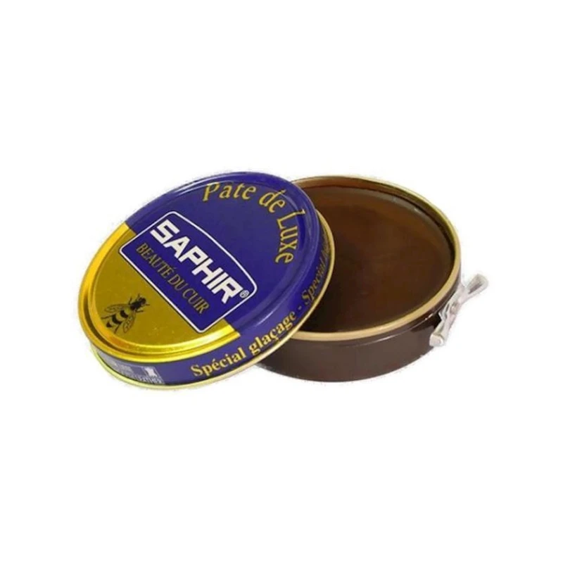 Krem Saphir Pate De Luxe 37 Medium Brown hamar dərili ayaqqabılar üçün, qəhvəyi, 50 ml