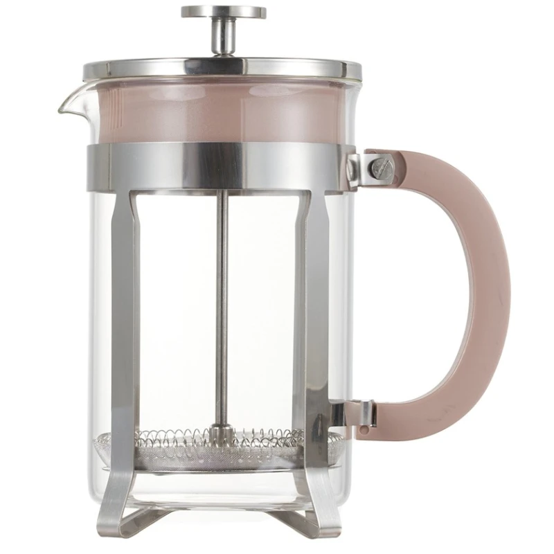 Frenç-press Werner Eletto 51816, 800 ml, borosilikat şüşə/paslanmayan polad, bej/şəffaf