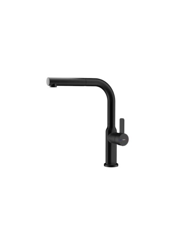 Qarışdırıcı kran Teka Oval 938 1-qollu, qara