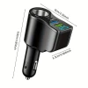 Автомобильное зарядное устройство 4-in-1 Dual USB Type-C
