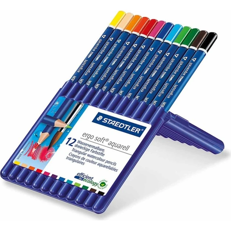 Набор цветных карандашей Staedtler Ergosoft, 12 цветов Набор цветных карандашей Staedtler Ergosoft, 12 цветов