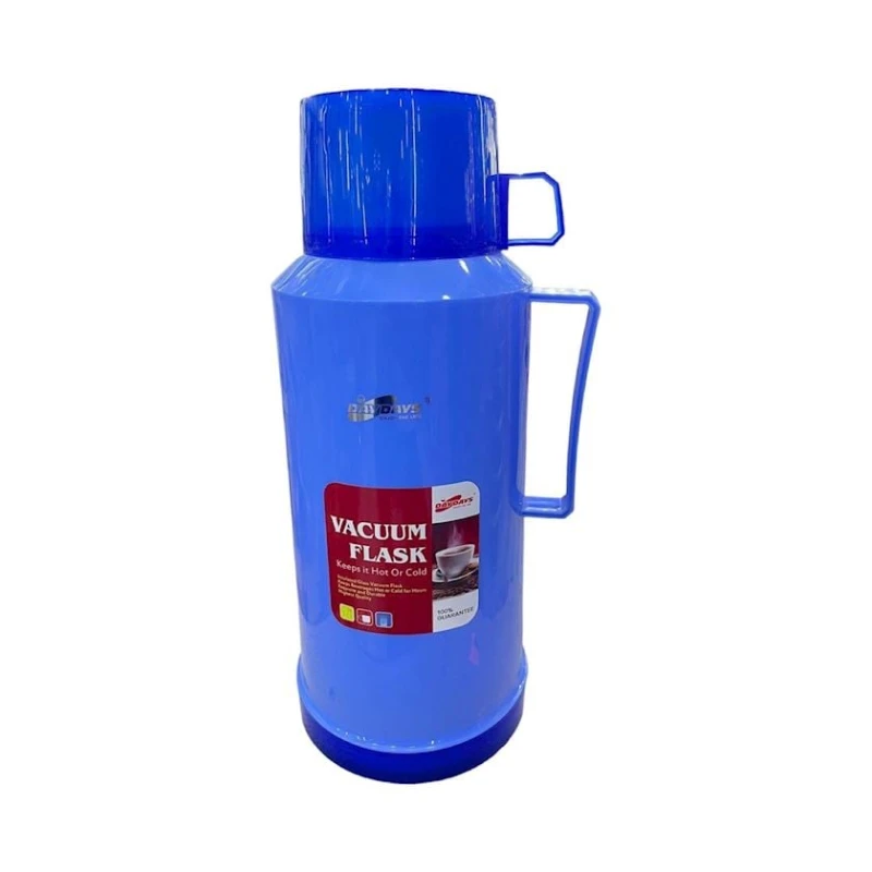 Termos ZTW-T06, şüşə/plastik, göy, 1800 ml
