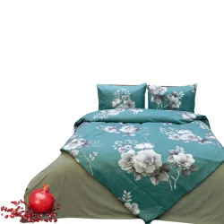 Комплект постельного белья Narlı 000994, пододеяльник 160x220 см, простыня 160x240 см, наволочка 50x70 см, полутораспальный, разноцветный