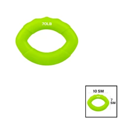 Кистевой эспандер Gymnic, силикон, зеленый, 7x10 см, 70 LB, 32 кг